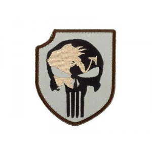 Navy SEALs Team 3 Punisher Embroidered Patch - Tan [Minotaurtac]